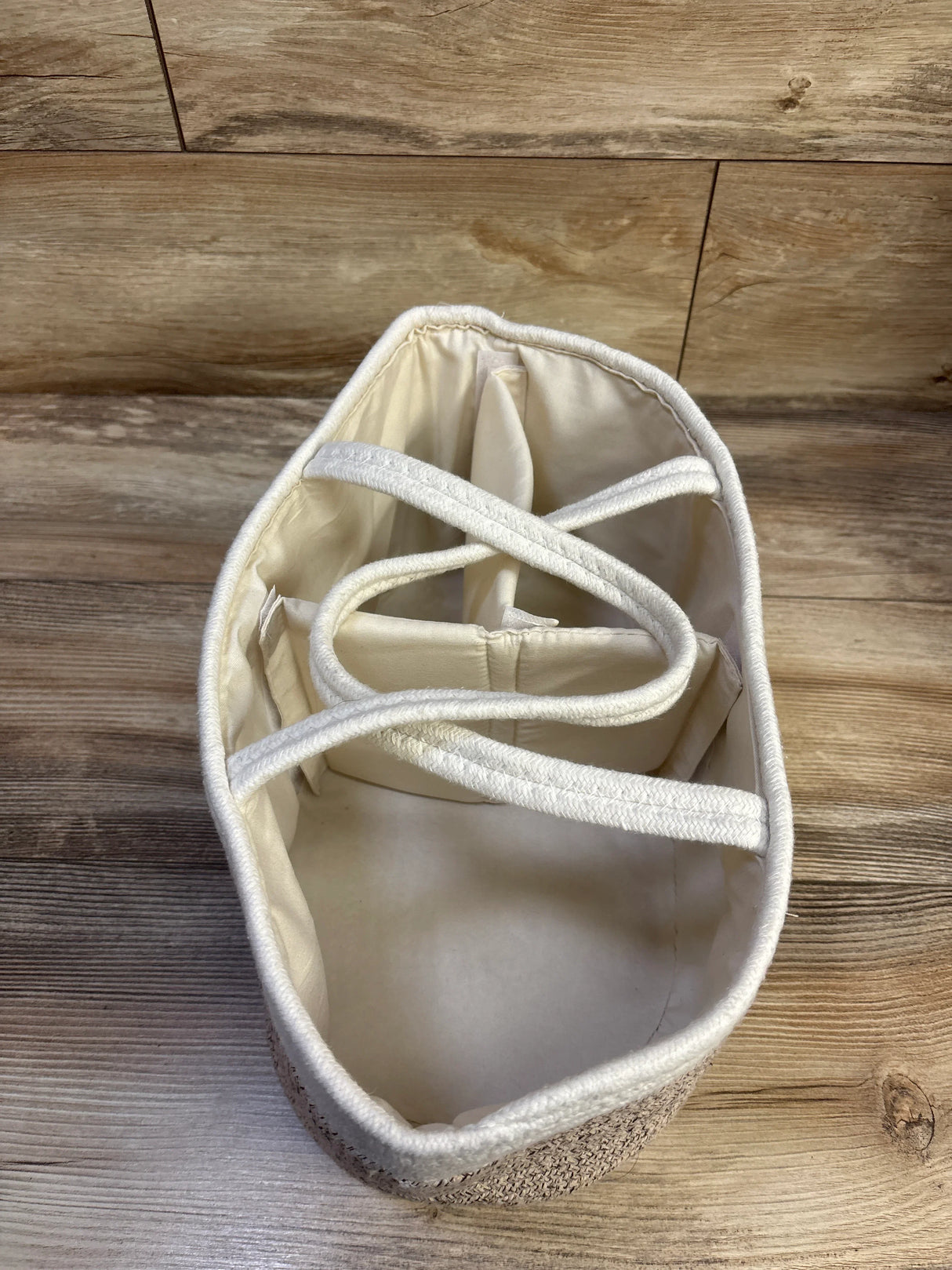 XUANGUO Large Cotton Rope Diaper Caddy Organizer Basket