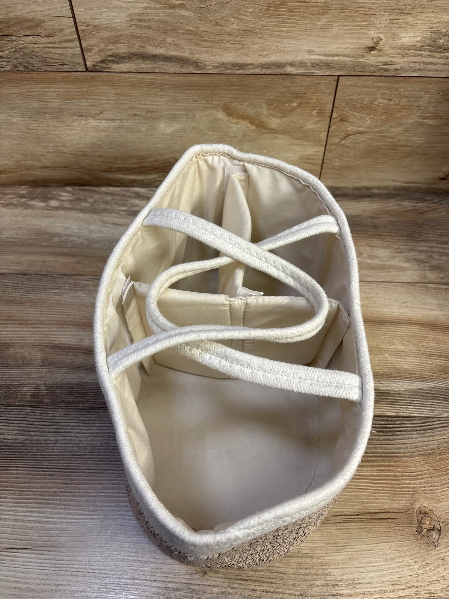XUANGUO Large Cotton Rope Diaper Caddy Organizer Basket