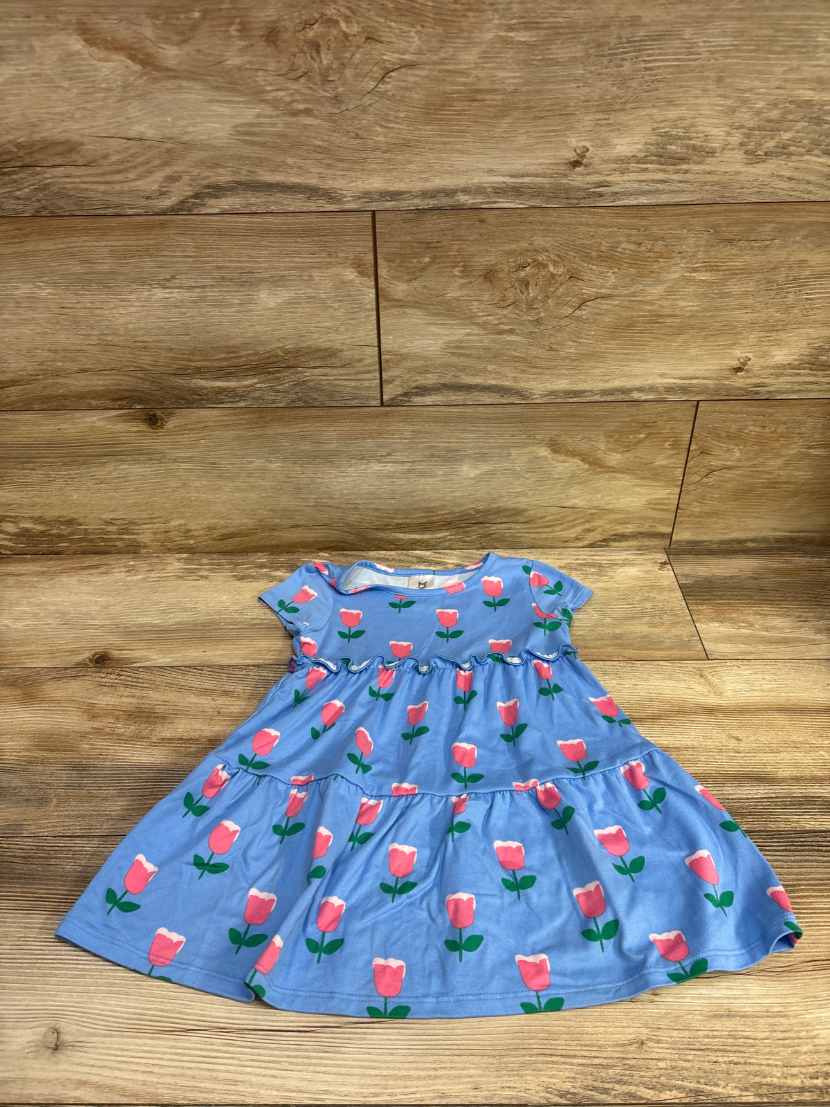 Member's Mark Tulip Knit Dress Blue sz 3T