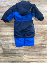 Pulse Quilted Insulated One Piece Blue Snowsuit sz 18m