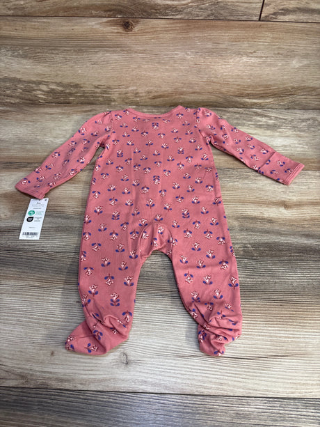 NEW Carter's Floral Lil Sister Sleeper Pink sz 3m - Me n Mommy To Be