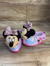 Disney Junior Minnie Mouse 3D Slippers Pink sz 7-8c