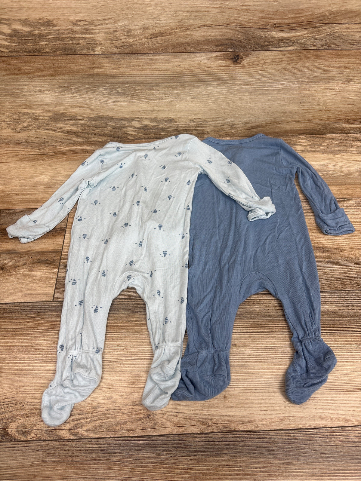 Cloud Island 2pk Soft Modal Sleepers Blue sz 0-3m