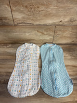 Swaddle Me 2pk Swaddle Pods Blue sz Newborn