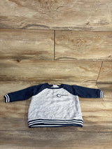 Calvin Klein Quilted Varsity Sweatshirt Navy sz 18m