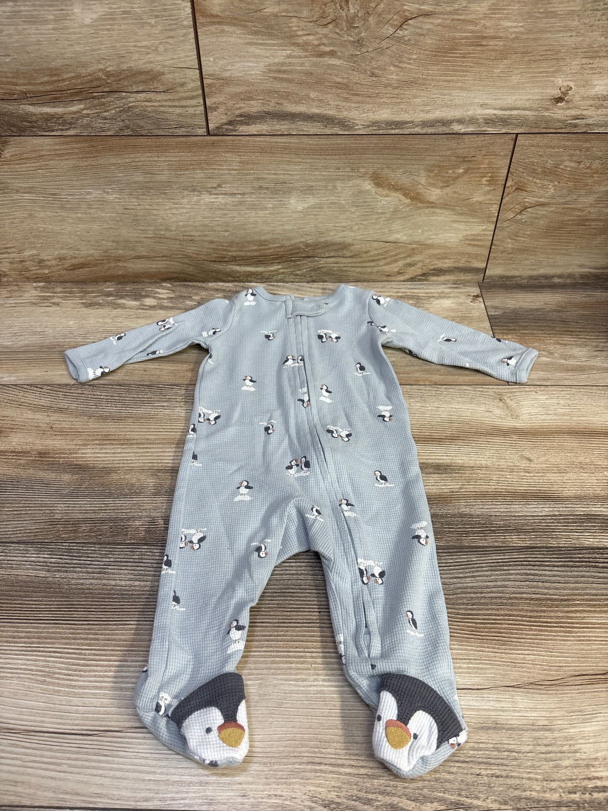 Just One You Waffle Knit Sleeper Green sz 3m