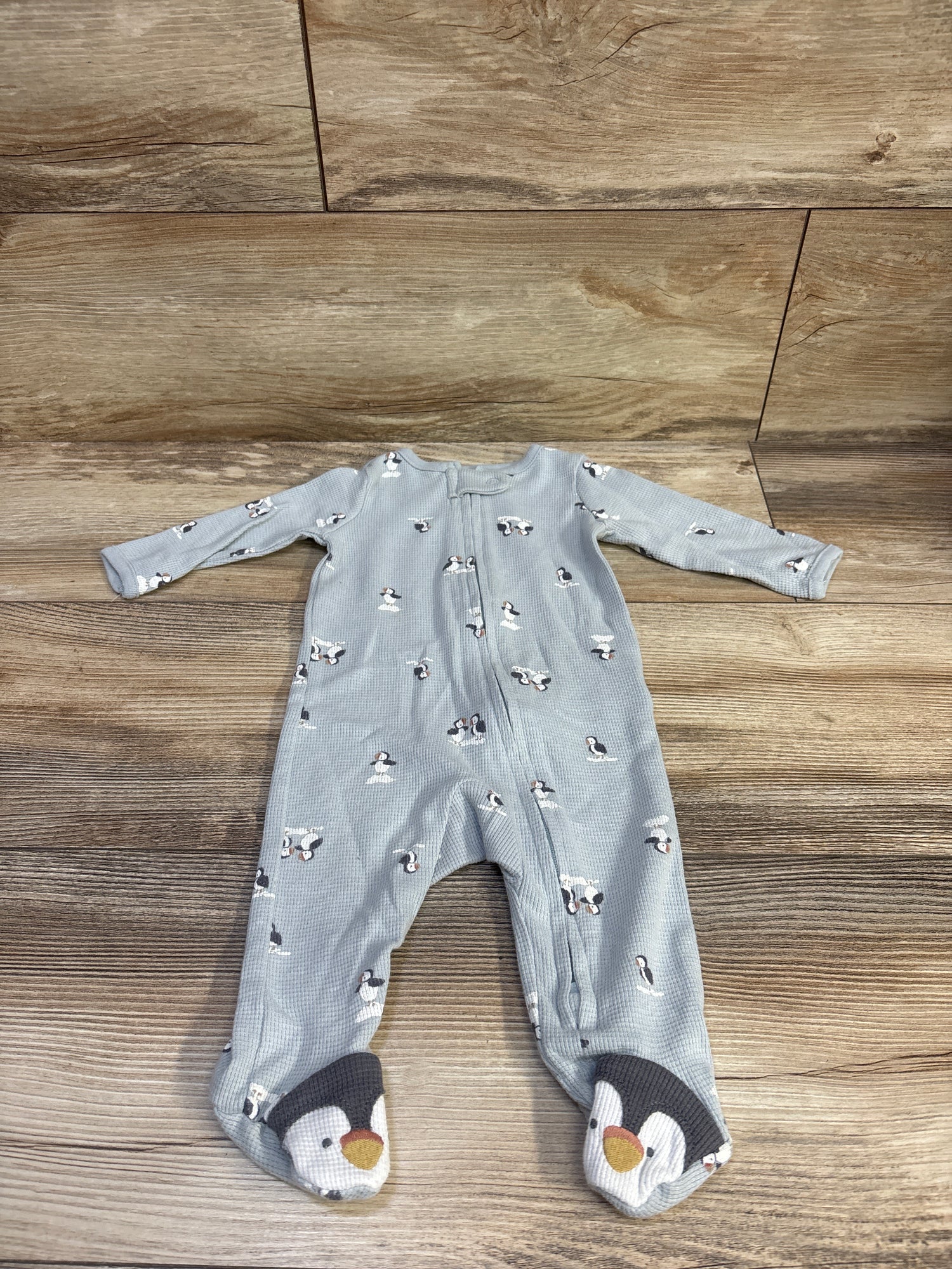 Just One You Waffle Knit Sleeper Green sz 3m