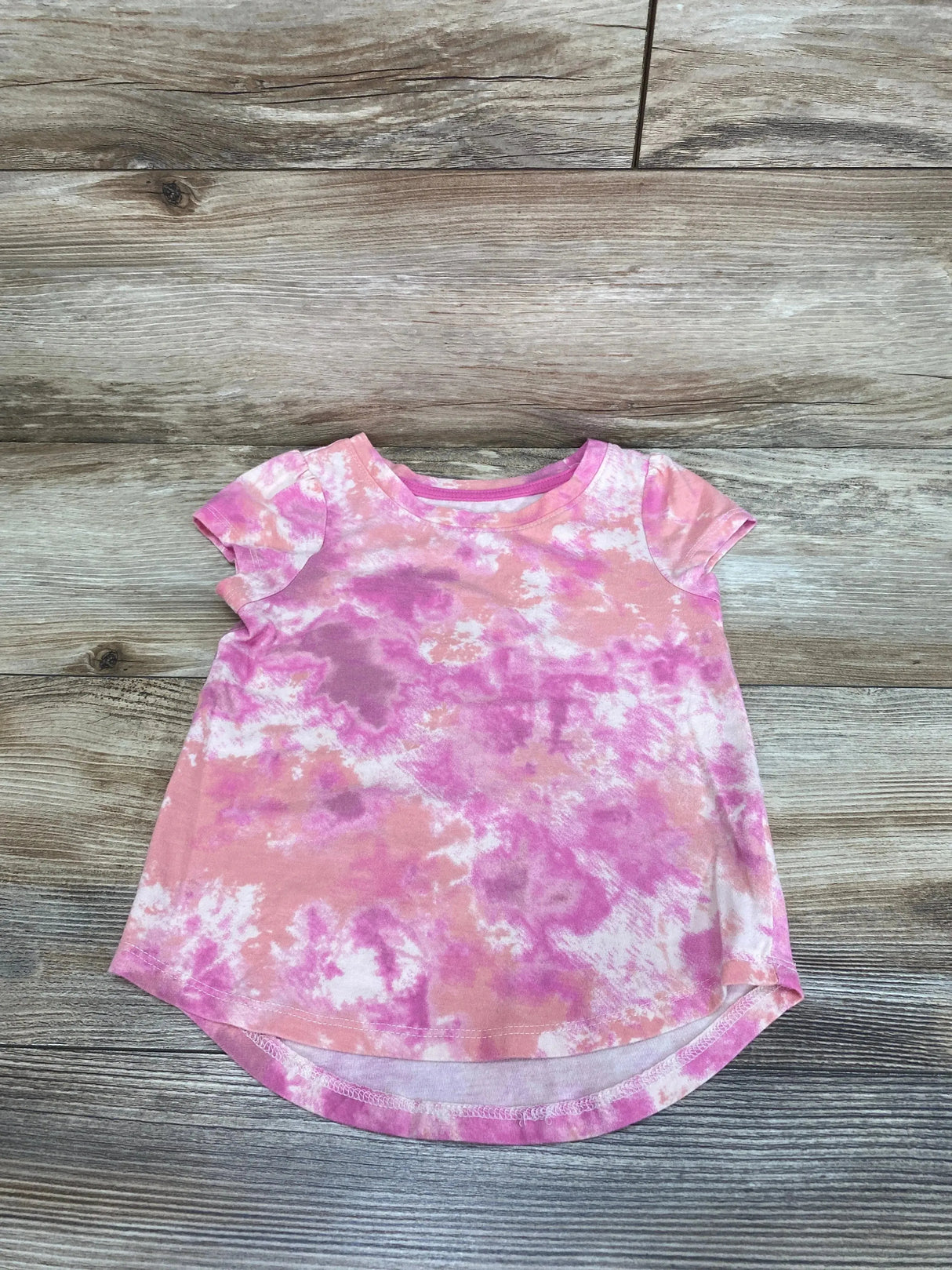 Cat & Jack Tie-Dye Shirt Pink sz 3T