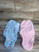 Aden + Anais 2pk Swaddle Wraps Pink sz 0-3m