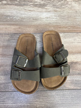 Lucky Brand Double Strap Sandals Green sz 10c