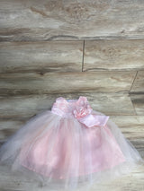 Blueberi Boulevard Floral Tulle Dress Pink sz 18m