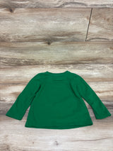 Cat & Jack Long Sleeve Zebra Shirt Green sz 3T