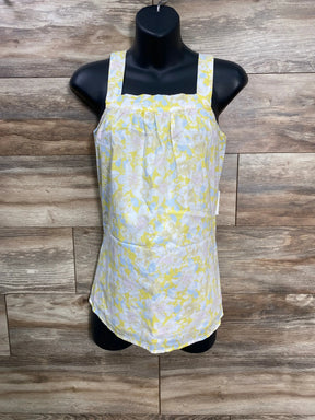 NEW The Nines By Hatch Floral Tank Top Yellow sz XS - Me n Mommy To Be