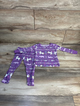 Carter's 2pc Pajama Set Purple sz 18m