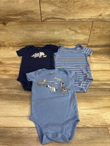 Carter's 3pk Bodysuits Blue sz 9m