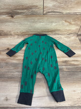 Cat & Jack Tree Print Ribbed Coverall Green sz 6-9m