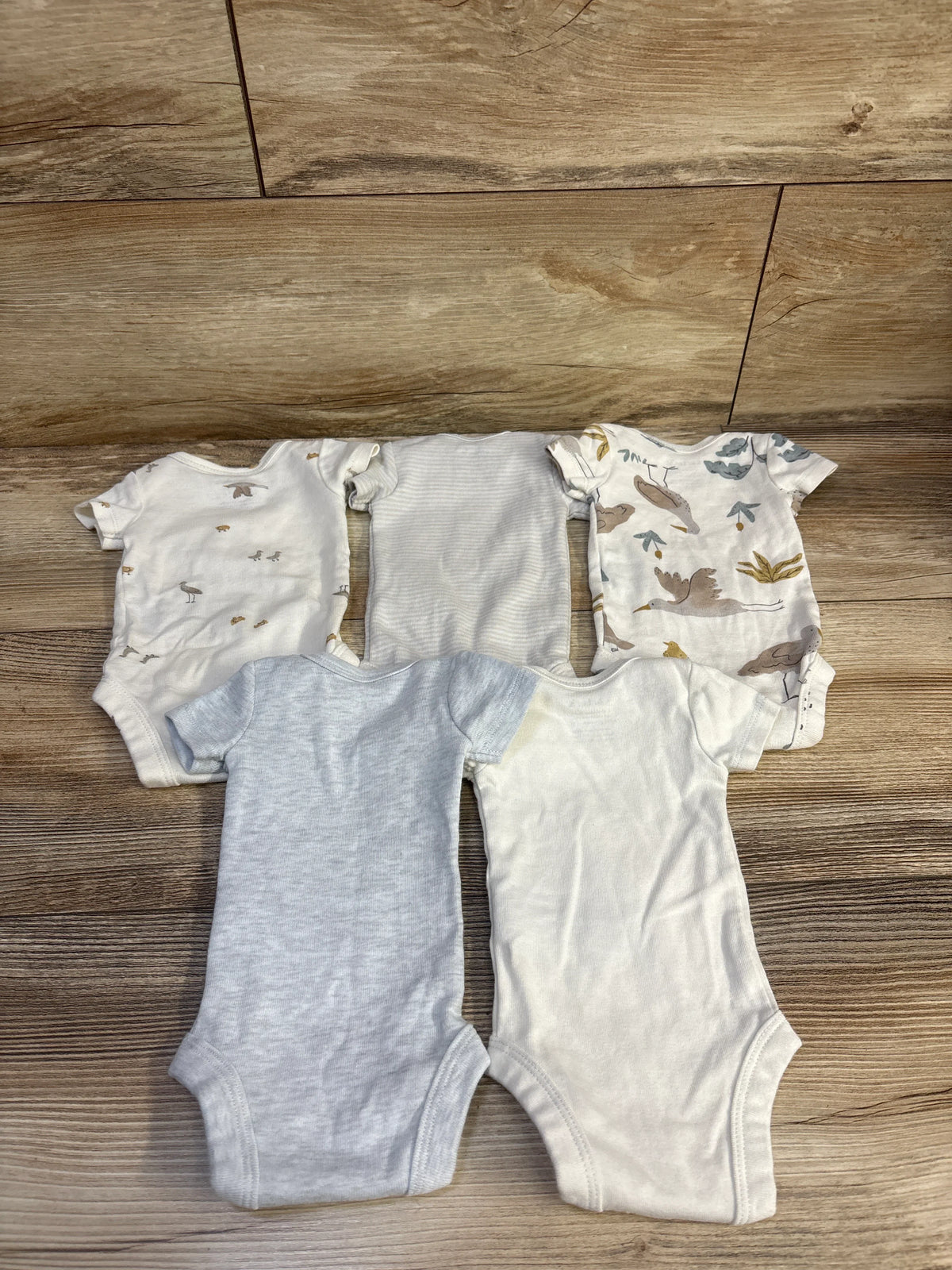 Carter's 5pk Bodysuits Ivory sz Preemie