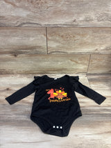 Shein My First Thanksgiving Bodysuit Black sz 12-18m