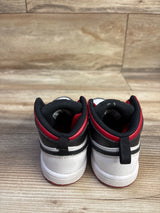 Air Jordan 1 Mid TD 'Gym Red Black Toe' Sneakers sz 8c