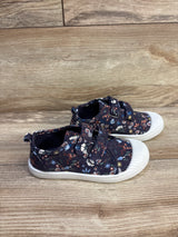 Cat & Jack Floral Parker Sneakers Navy sz 9c