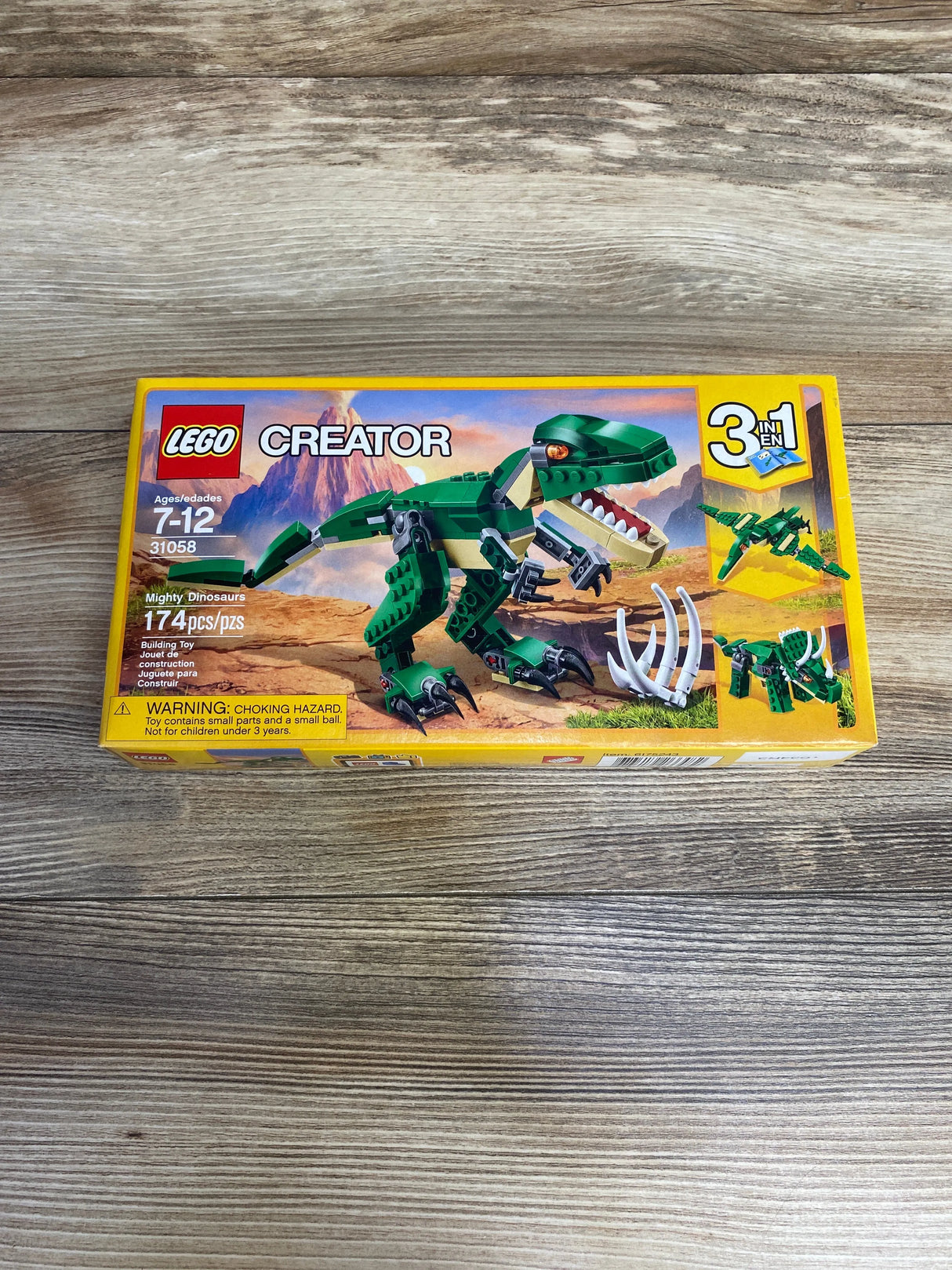 NEW LEGO Creator 3 in 1 Mighty Dinosaurs Model Building Set 31058