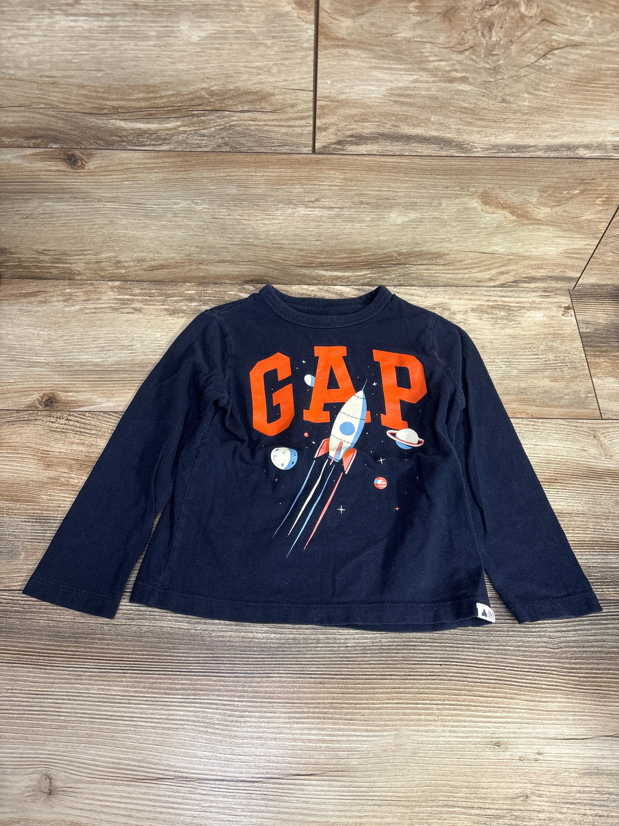 Baby Gap Space Shirt Navy sz 4T