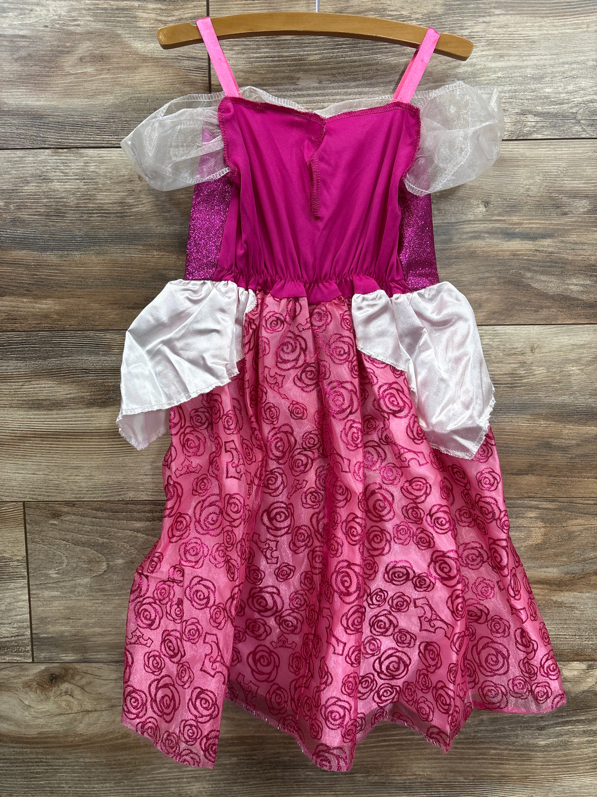 Sleeping Beauty Glitter Costume Dress Pink sz  4-6X
