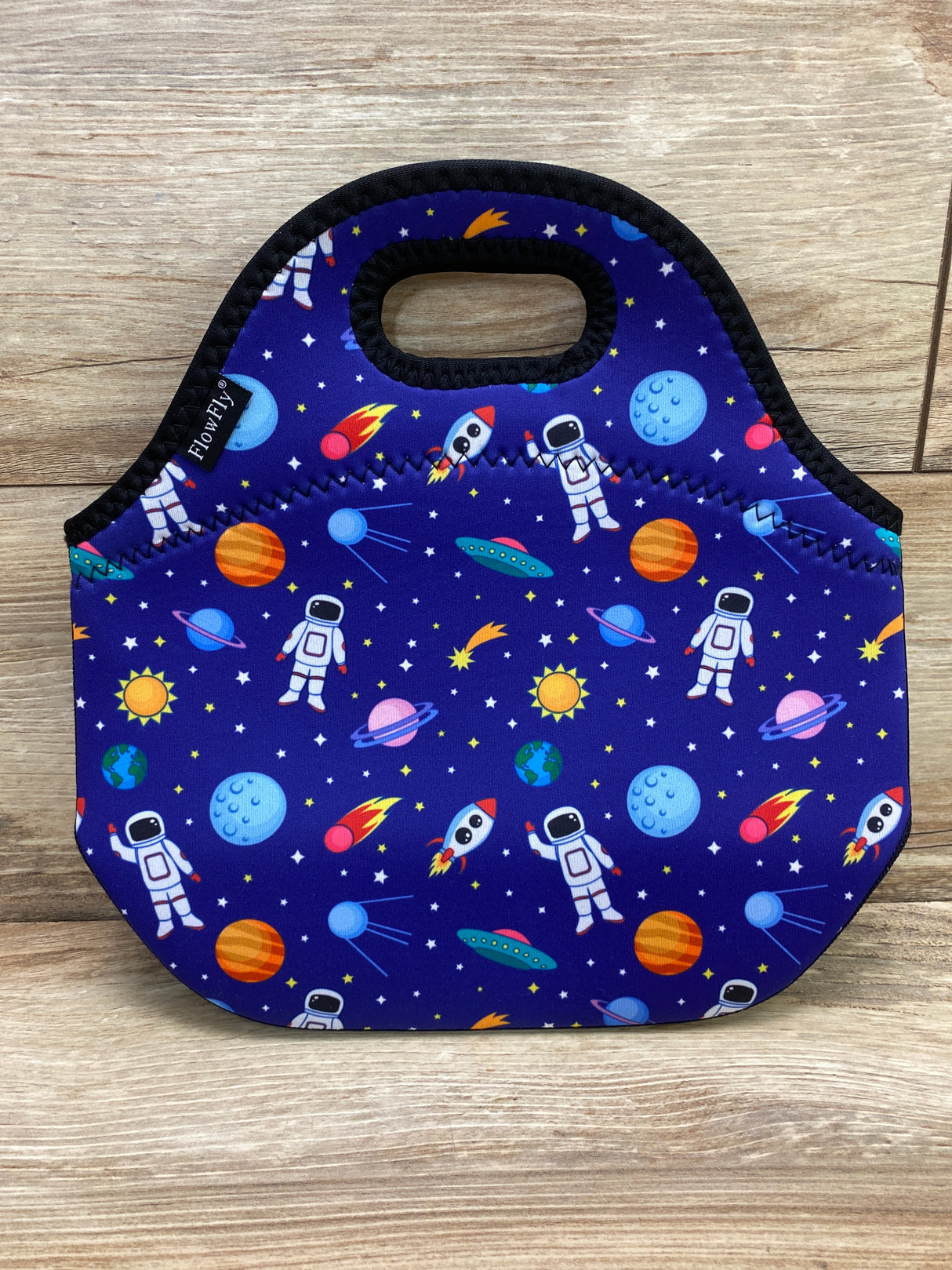 FlowFly Neoprene Kids Lunch Bag  Astronaut Blue