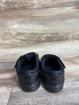 Nike Force 1 Low EasyOn TD 'Triple Black' Sneakers sz 6c