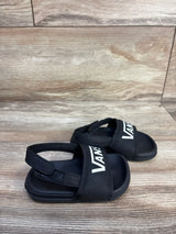 Vans La Costa Slide-On V Sandals Black sz 4c