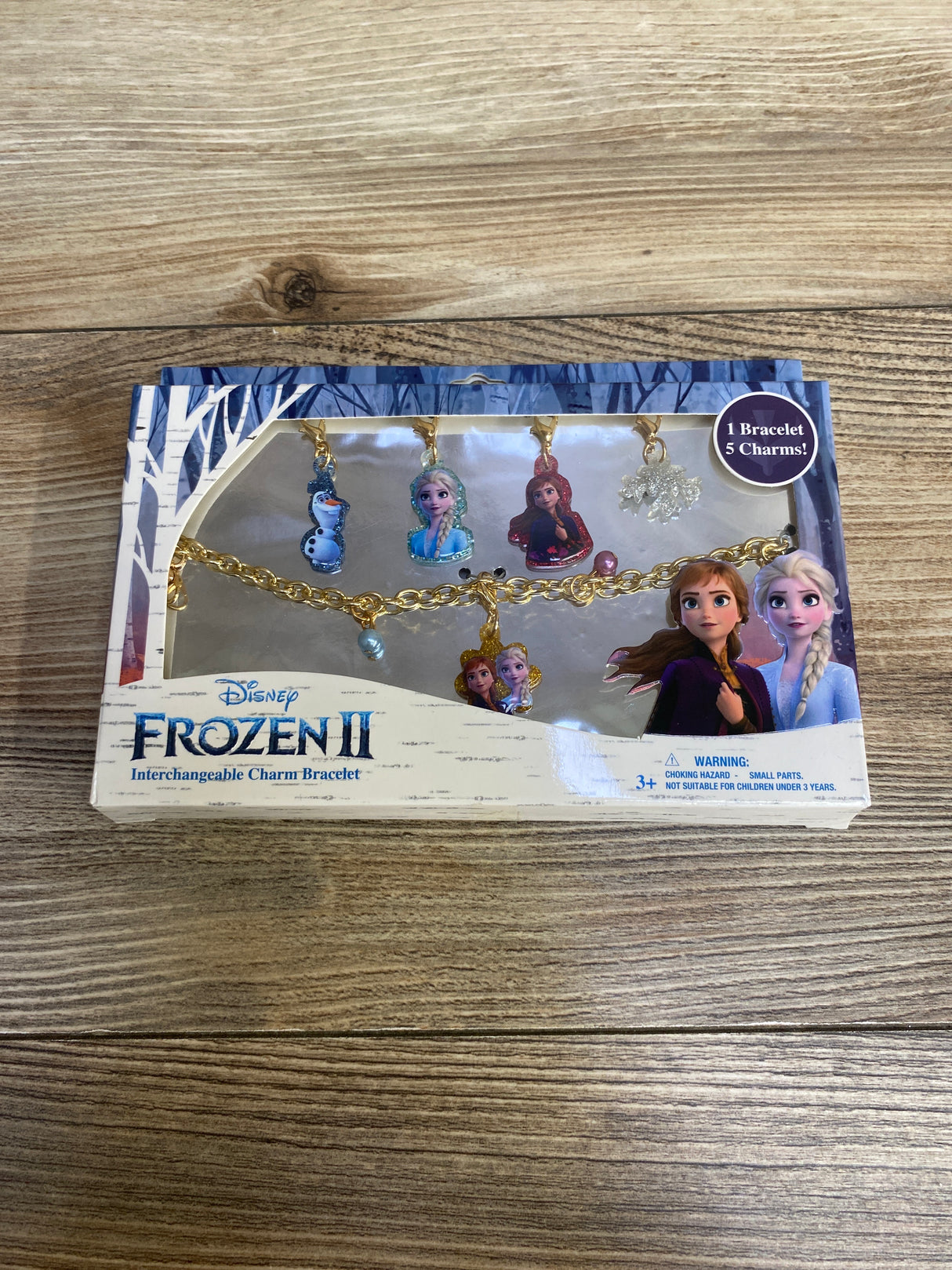 NEW Disney Frozen II Bracelet and 5 Charms