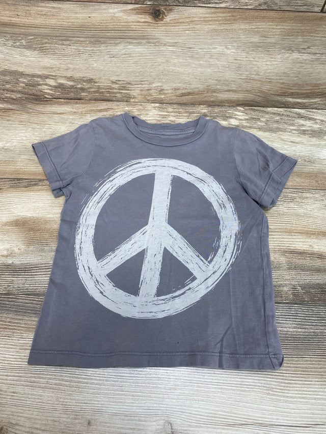 Peek... Grey Peace Sign Shirt sz 2-3T - Me 'n Mommy To Be