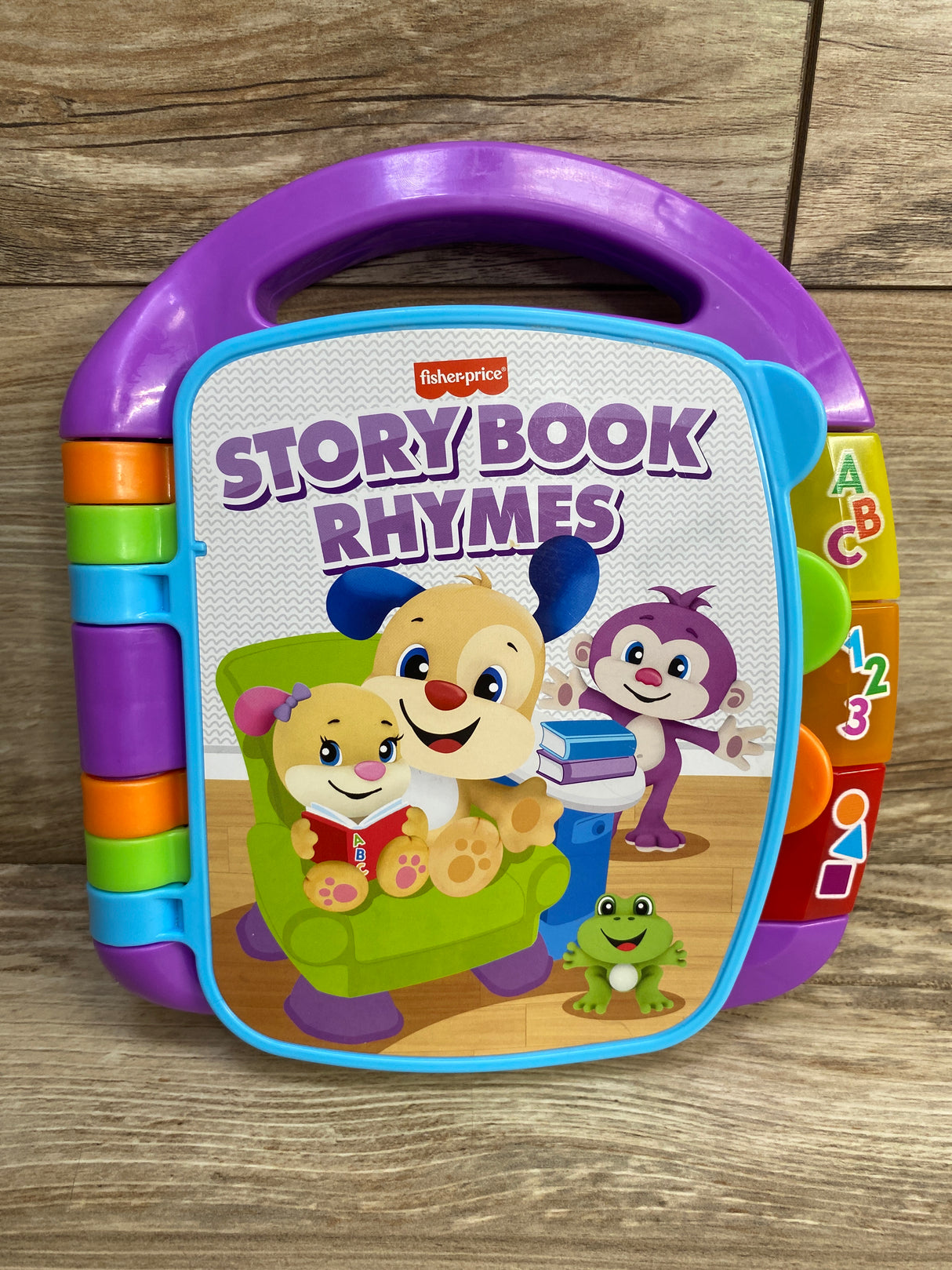 Fisher Price Laugh & Learn Story Book Rhymes Purple