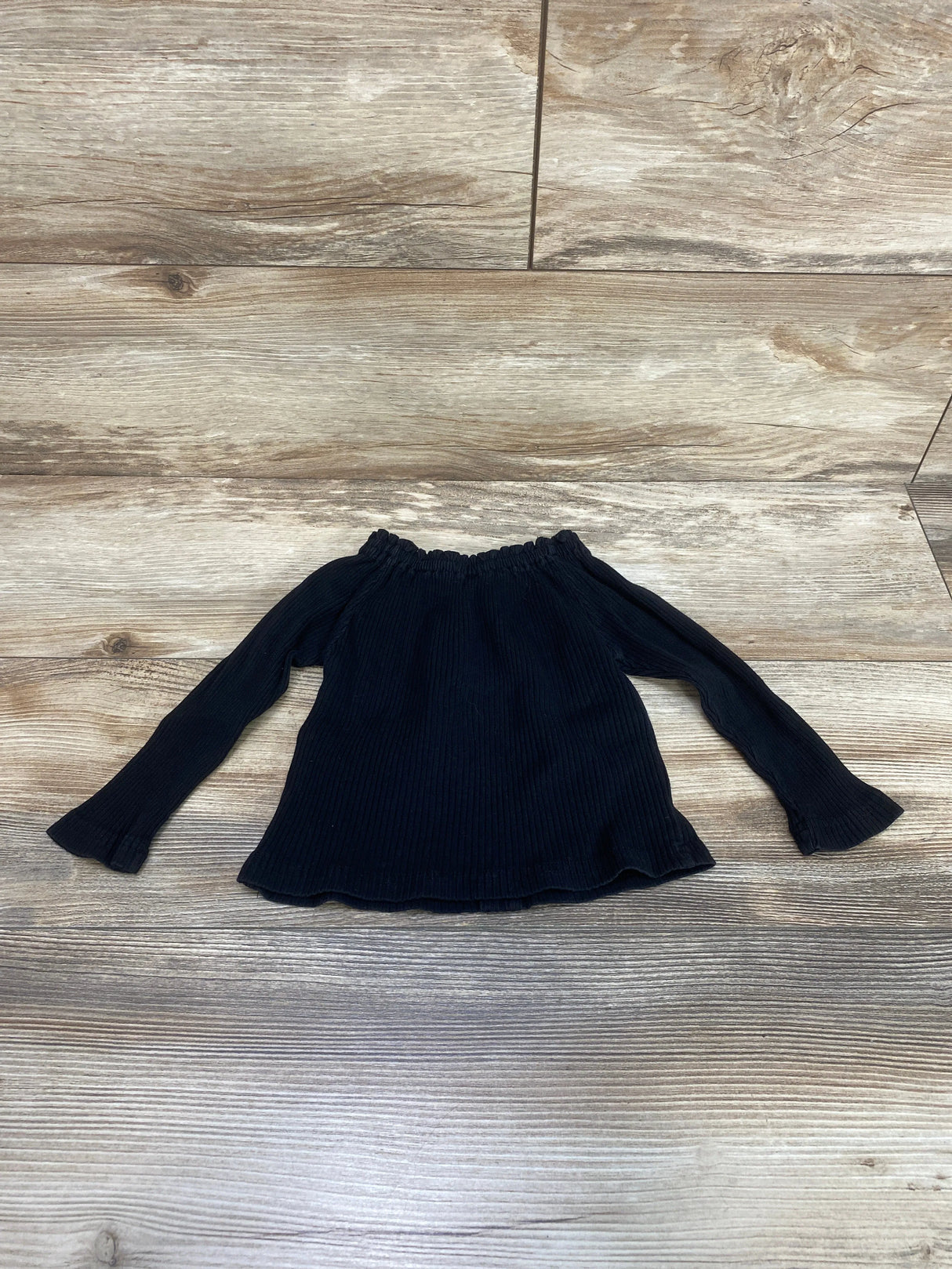 Ribbed Top Black sz 9-12m