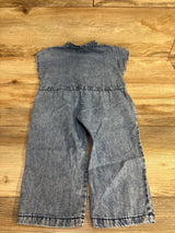 Chambray Button Up Jumpsuit Light Blue sz 18-24m