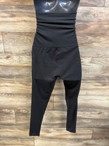 Maternity Ruched Over-Belly Leggings Black sz XXL