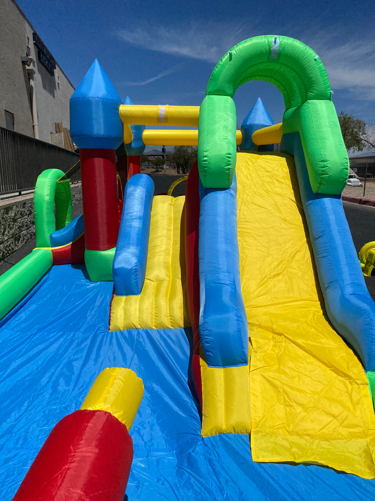 Bounce House with Water Slide and Air Blower