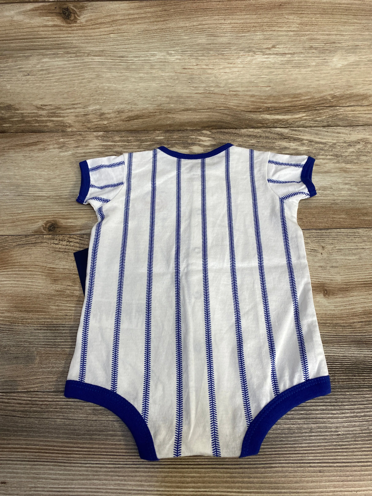 NEW MLB Chicago Cubs Pinstripe Power Hitter Romper sz 3/6m