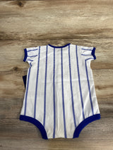 NEW MLB Chicago Cubs Pinstripe Power Hitter Romper sz 3/6m