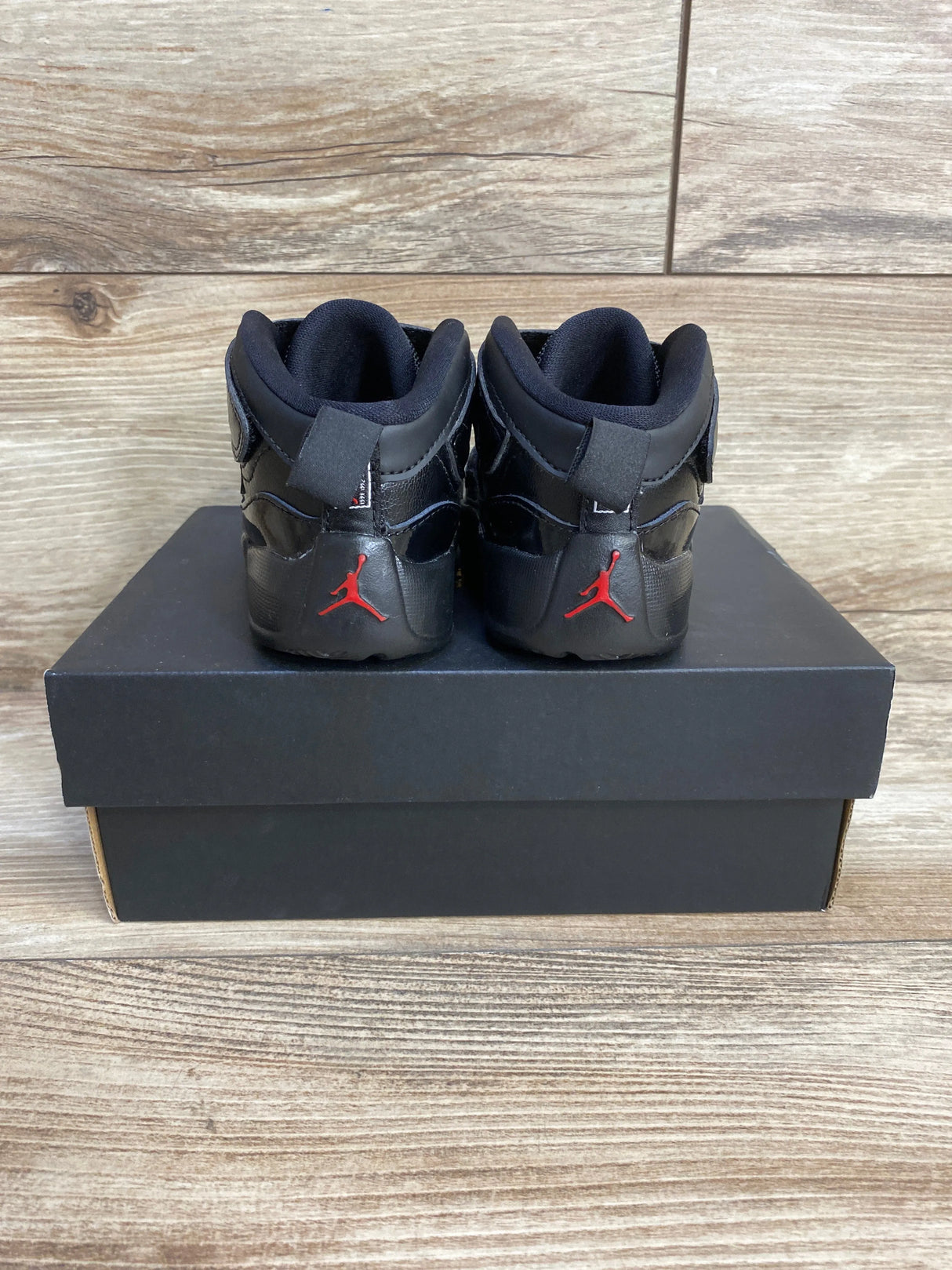 Jordan Jumpman Two Trey TD 'Black University Red' Sneakers sz 9c