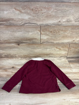 Cat & Jack Rugby Shirt Burgundy sz 3T
