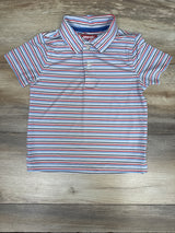 Wrangler Striped Active Polo Shirt White sz 3T
