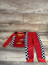 Disney Pixar 2pc Lighting McQueen Pajama Set Red sz 5T