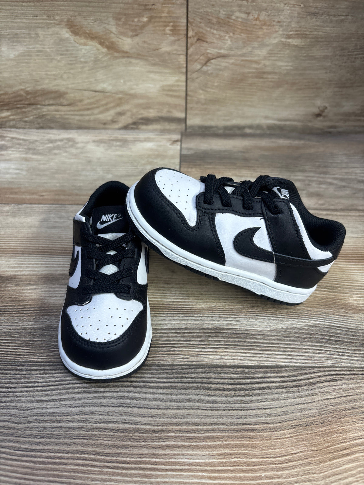 Nike Dunk Low TD 'Black White' Sneakers 8c