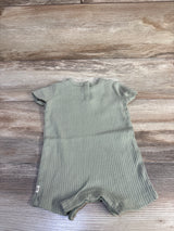 Huggies Ribbed Shortie Romper Green sz 12m