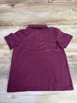 Cat & Jack School Uniform Polo Shirt Burgundy sz 4-5T