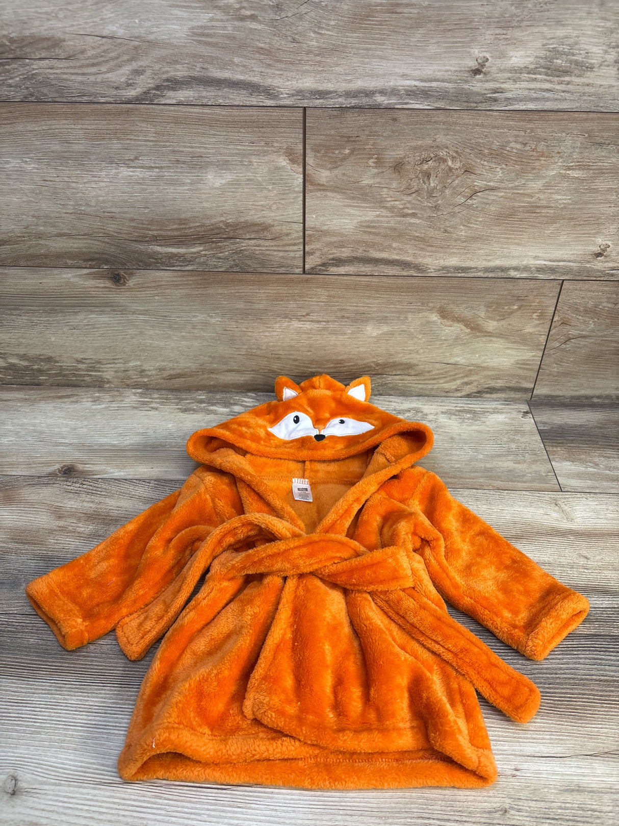 Hudson Baby Plush Fox Bath Robe Rust sz 0-9m