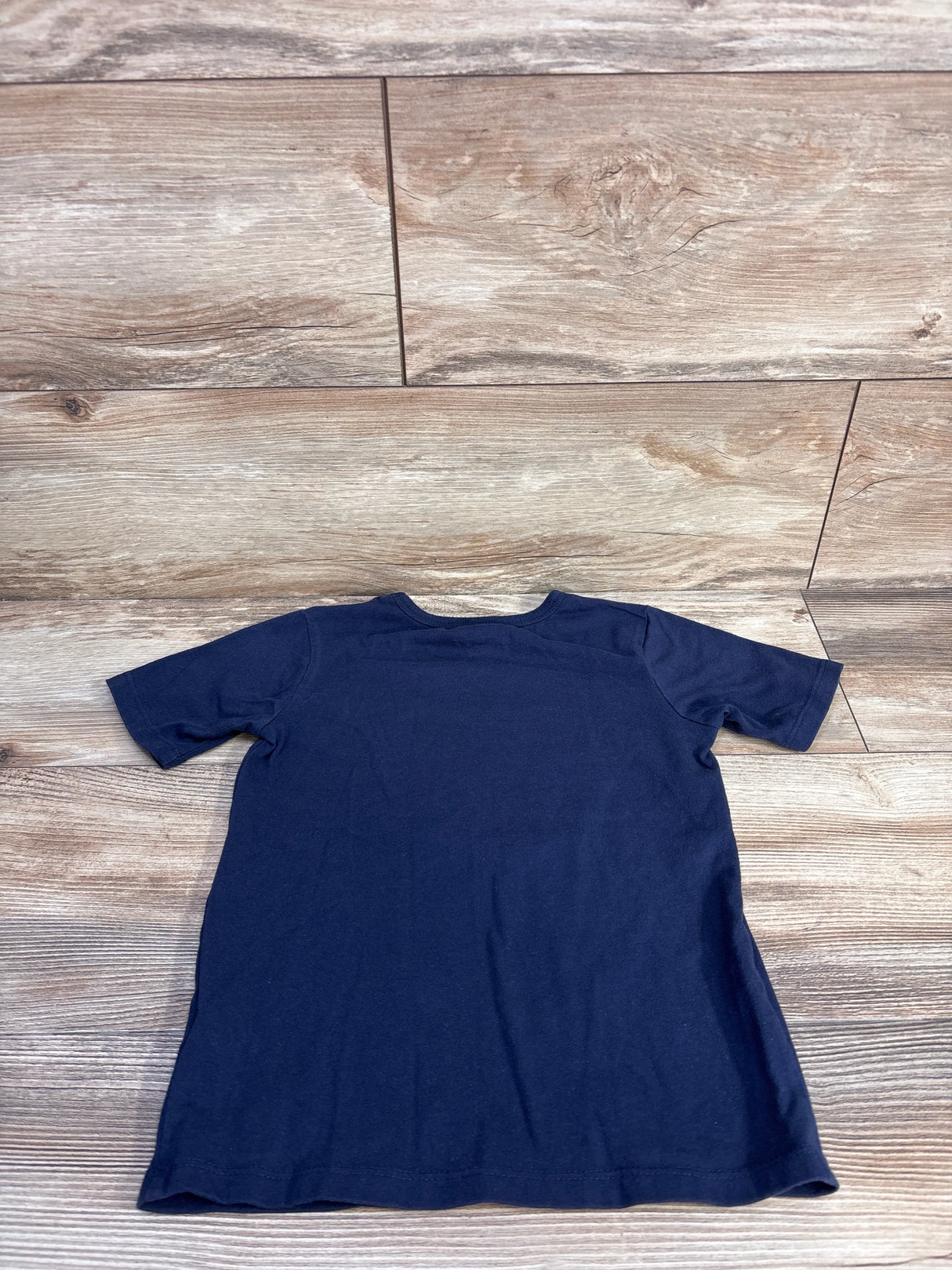 Children's Place Peace On Earth Shirt Navy sz 5T