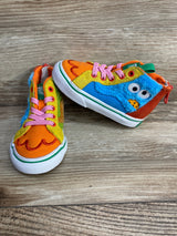 Vans x Sesame Street Sk8-Hi Zip Toddler 'Cookie Monster' Sneakers sz 5.5c