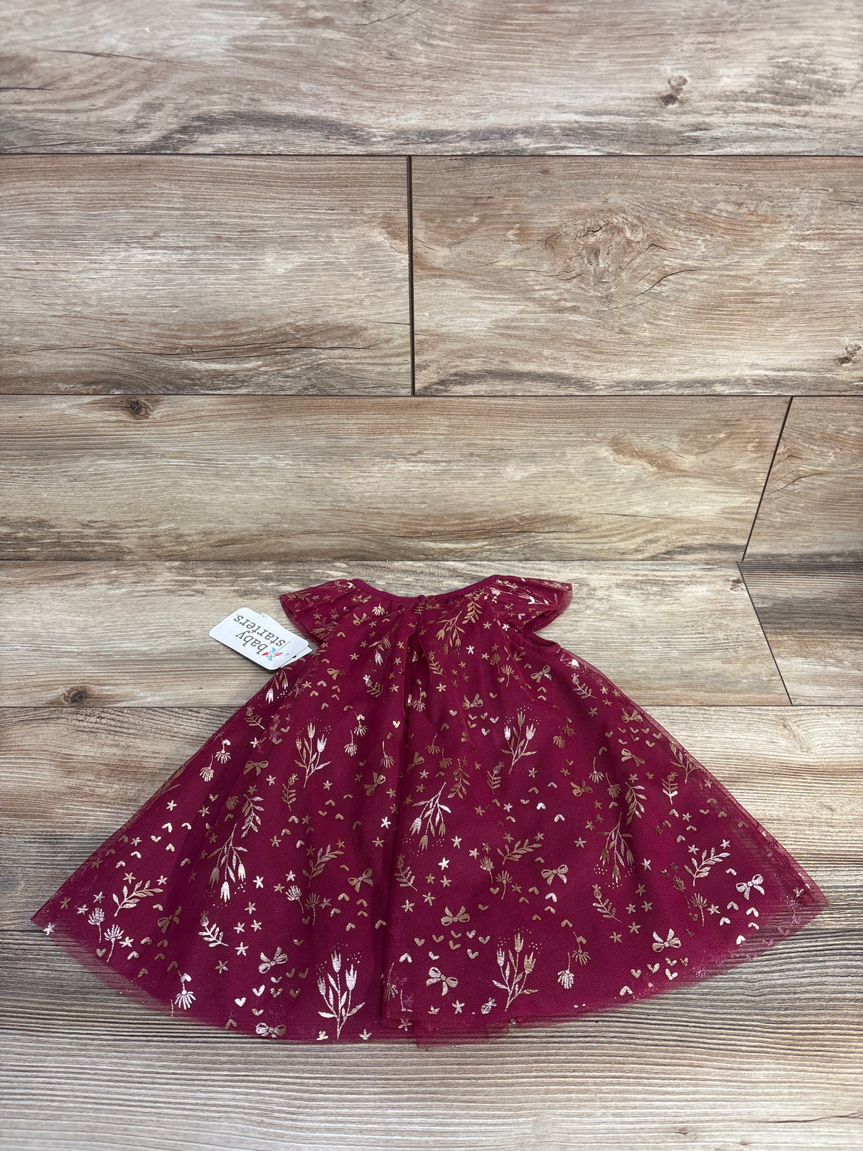 NEW Baby Starters Tulle Bodysuit Dress Purple sz 9m